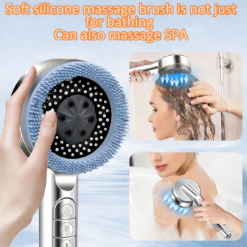 Gambar produk CAVIE Kepala Shower Mandi High Pressure 4 Mode Filter KDF PP - CV-4