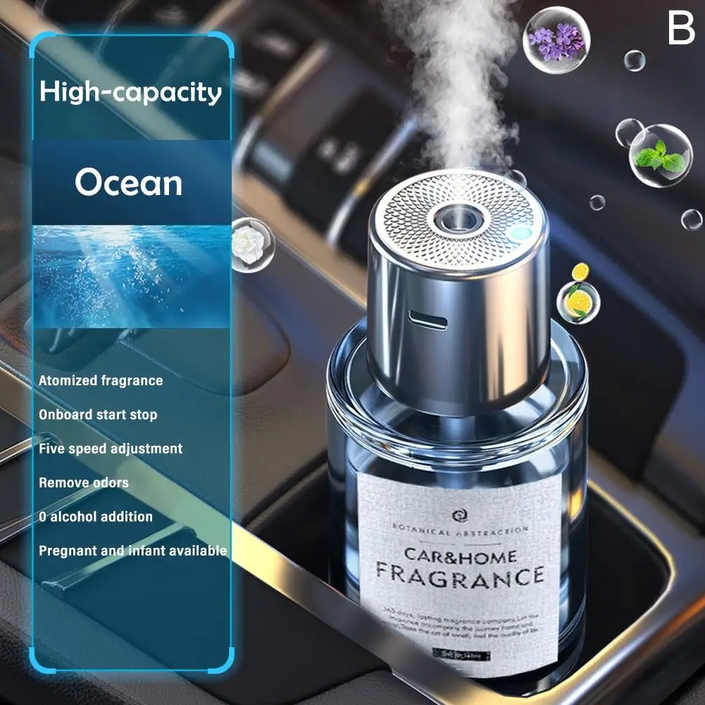 AROMVERA Diffuser Mobil Otomatis AI Sensing 5 Level Plug-in 160ml Ocean - CAS-05 Gambar produk AROMVERA Diffuser Mobil Otomatis AI Sensing 5 Level Plug-in 160ml Ocean - CAS-05