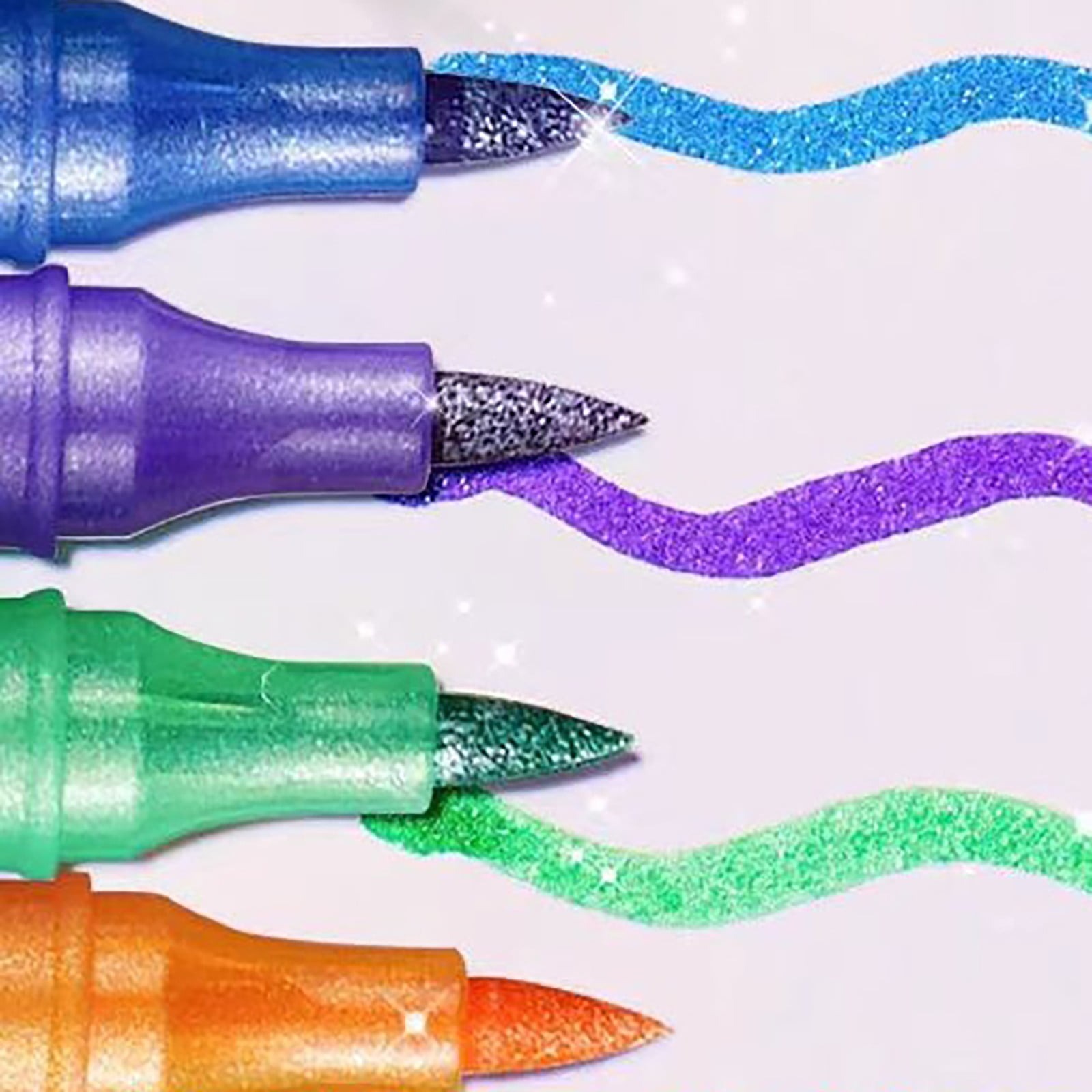 Gambar produk Kolorowy Spidol Warna Glitter Dual Tip Watercolor Set 48 Colors 24 PCS - 88635