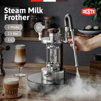 Trieste Steam Milk Frother Portable Fast Dry Steam 1L 2.5 Bar - Z1