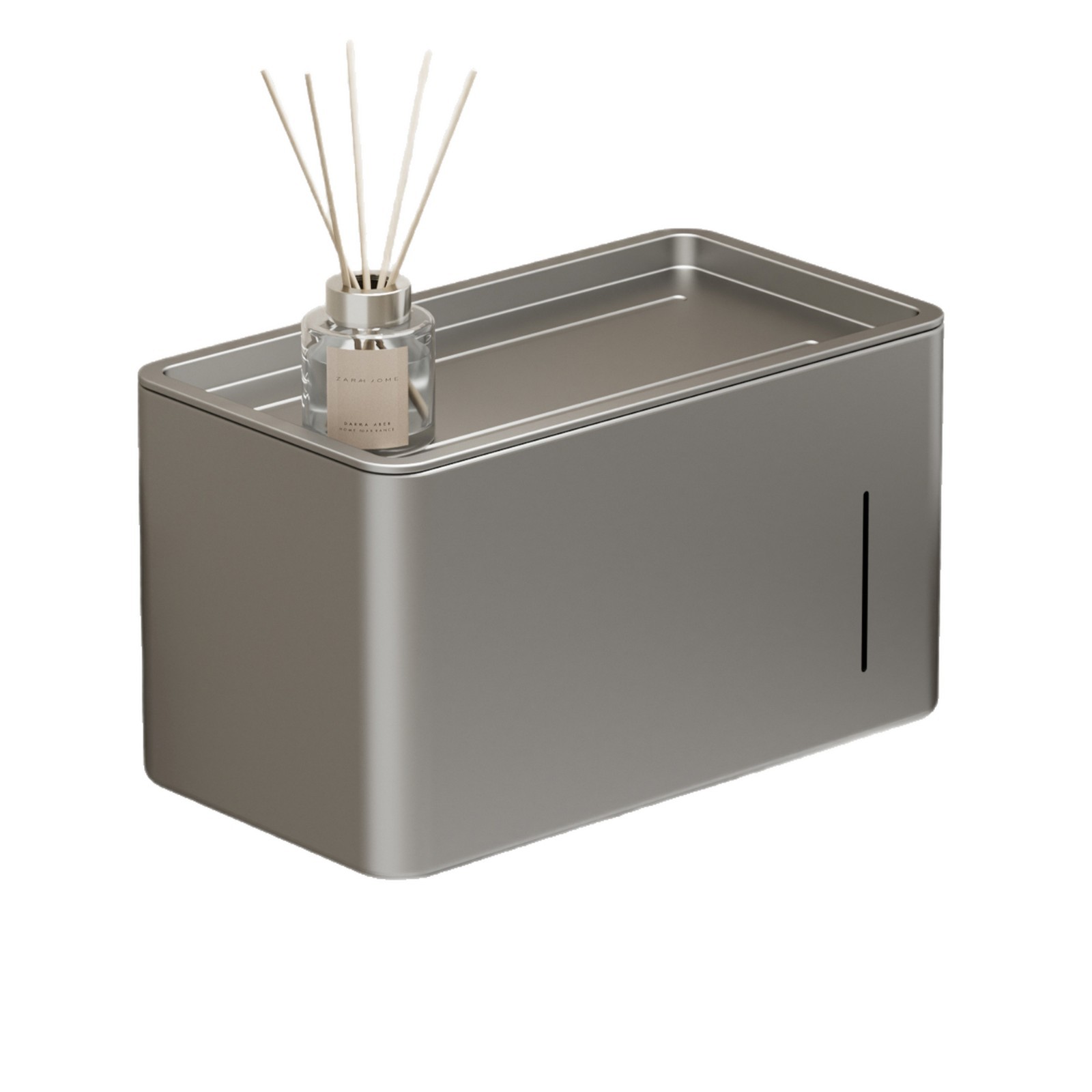 ATORSE Kotak Tisu Kamar Mandi Tissue Box Aluminium Waterproof - Y-24 Gambar produk ATORSE Kotak Tisu Kamar Mandi Tissue Box Aluminium Waterproof - Y-24