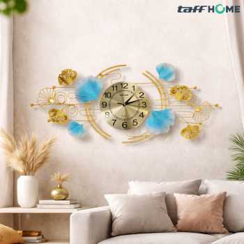 TaffHOME Jam Dinding Elegan European Style Iron Silent Movement 86cm - 2183