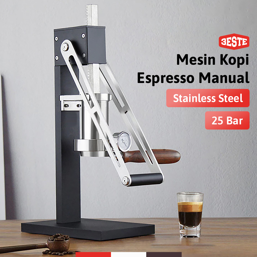 Trieste Mesin Kopi Espresso Manual Coffee Maker Hand Press 25 Bar - KX-HPEM-1 Gambar produk Trieste Mesin Kopi Espresso Manual Coffee Maker Hand Press 25 Bar - KX-HPEM-1