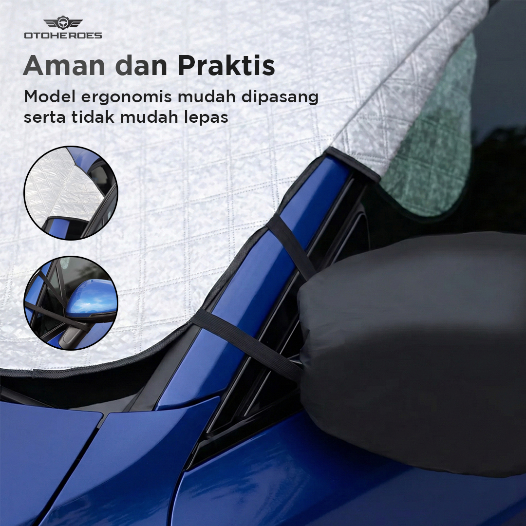 OTOHEROES Mayitr Pelindung Kaca Depan Mobil Anti UV Car Sun Shade 180x100cm - GS-004 Gambar produk OTOHEROES Mayitr Pelindung Kaca Depan Mobil Anti UV Car Sun Shade 180x100cm - GS-004