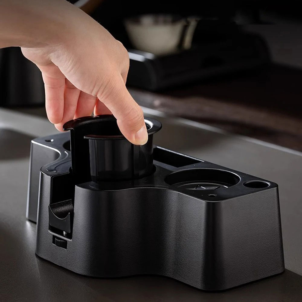 Gambar produk PUSEE Wadah Alat Kopi Portafilter Tamper Mat Storage Adjustable - BB-350