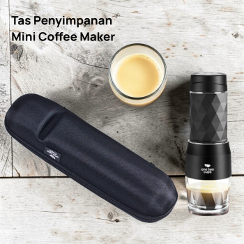 Gambar produk One Two Cups Tas Penyimpanan Hand Press Mini Coffee Maker for 7CHK94BK - OT14