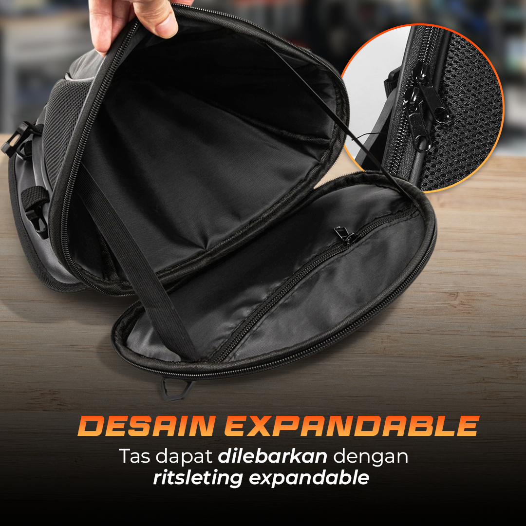 Tas Motor Touring Back Seat Tail Travel Storage Bag - 666789 Gambar produk Tas Motor Touring Back Seat Tail Travel Storage Bag - 666789