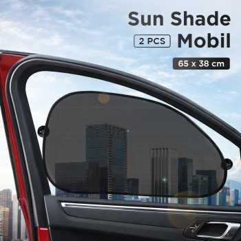 Mayitr Pelindung UV Jendela Mobil Car Sun Shade Visor 65x38cm 2 PCS - GS-005