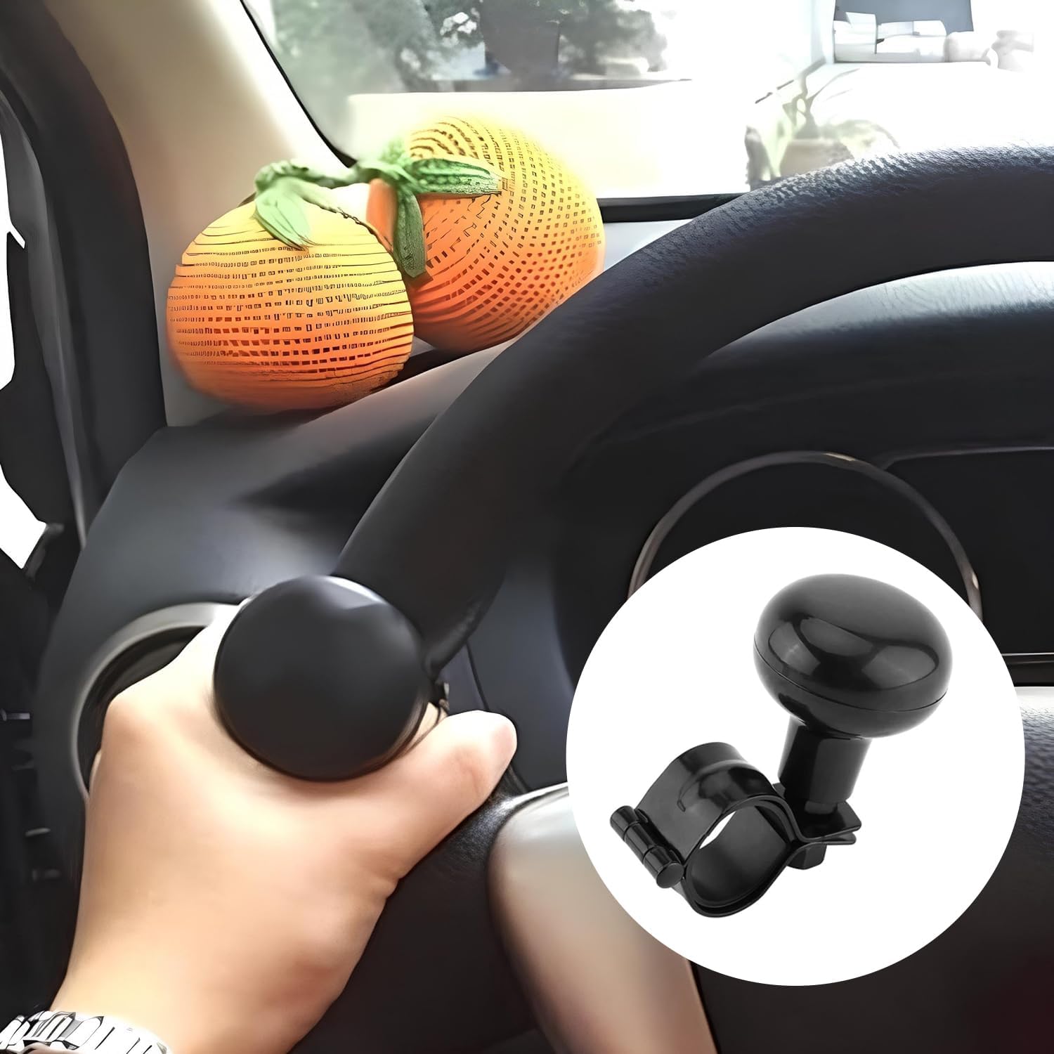 OTOHEROES Knob Setir Mobil Universal Steering Wheel Power Ball Control - J-12-33 Gambar produk OTOHEROES Knob Setir Mobil Universal Steering Wheel Power Ball Control - J-12-33