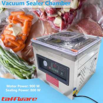 Taffware Vacuum Sealer Kemasan Makanan Heavy Duty Single Chamber 900W - DZ400-2D