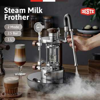 Trieste Steam Milk Frother Portable Fast Dry Steam 3 Hole 1L 2.5 Bar - Z2