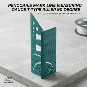 Gambar produk DIDIHOU Penggaris Mark Line Measuring Gauge T-Type Ruler 90 Degree - M15