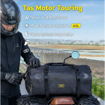 CHINK Tas Motor Touring Back Seat Tail Pannier Bag Waterproof PVC - CH03