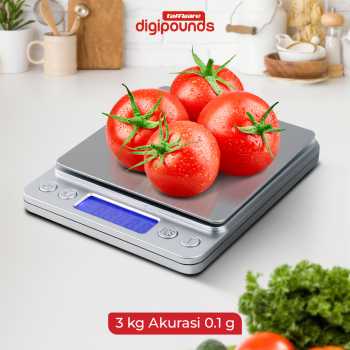 Taffware Digipounds Timbangan Dapur Digital 6 Satuan - i2000