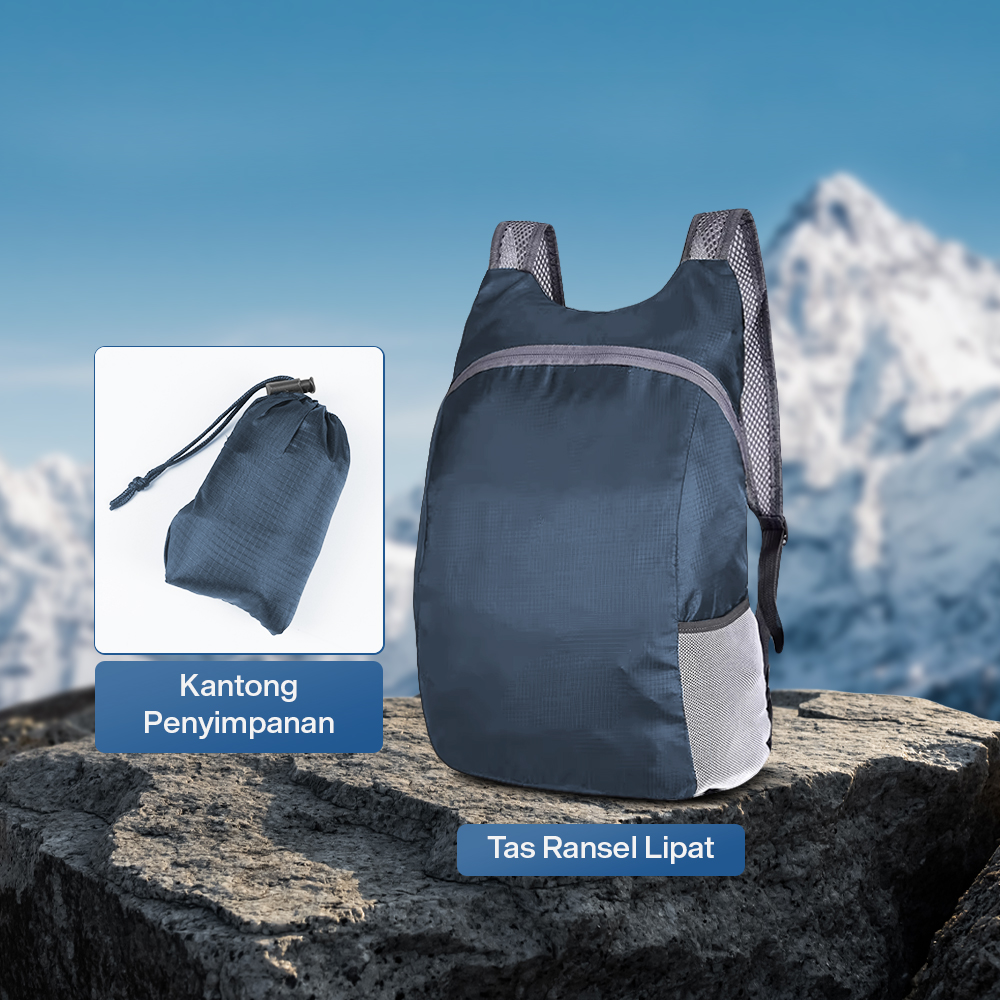 VANAHEIMR Tas Ransel Gunung Lipat Ultralight Backpack Waterproof - HJF21 Gambar produk VANAHEIMR Tas Ransel Gunung Lipat Ultralight Backpack Waterproof - HJF21