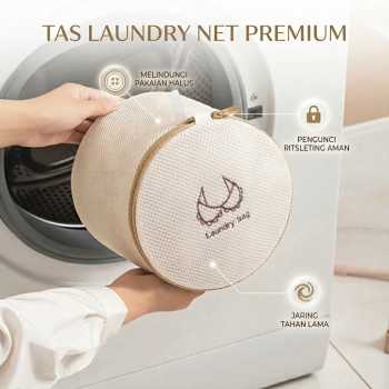 TICIFY Tas Laundry Jaring Zipper Washing Bag Underwear Laundry Net - TC343