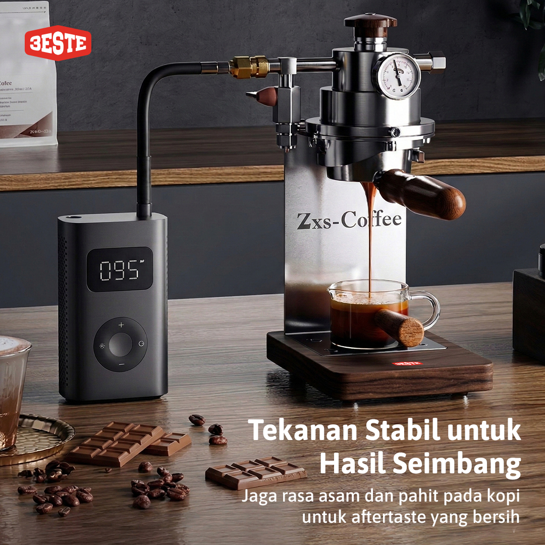 Trieste Mesin Kopi Espresso Pneumatic Coffee Maker 85ml with PID - AW1S Gambar produk Trieste Mesin Kopi Espresso Pneumatic Coffee Maker 85ml with PID - AW1S