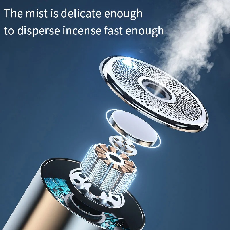 AROMVERA Diffuser Mobil Otomatis AI Sensing 5 Level Plug-in 160ml Ocean - CAS-05 Gambar produk AROMVERA Diffuser Mobil Otomatis AI Sensing 5 Level Plug-in 160ml Ocean - CAS-05