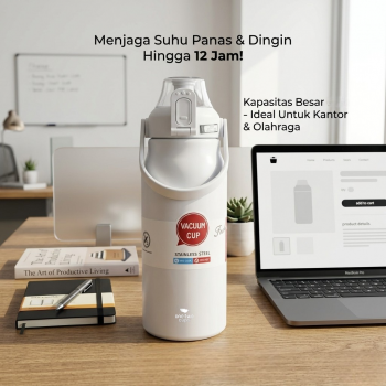 One Two Cups Botol Minum Tumbler Air Panas Dingin Double Spout 1.7L - ZY269