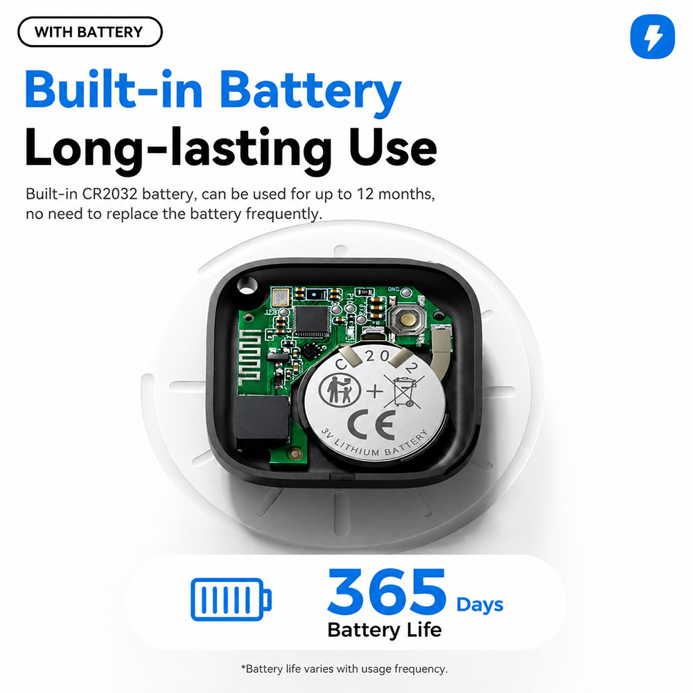 Gambar produk ESSAGER Smart Tag Tracker Bluetooth Finder Key iOS Support Only - WWQ Tag - 5