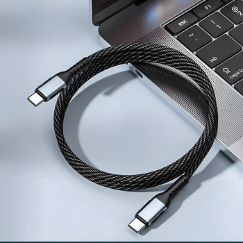 Gambar produk Januel Kabel Data USB Type C Multifungsi Fast Charging Braided 100W 2M - Jn54