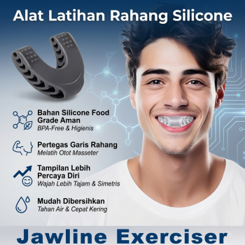 ILAMVIE Alat Latihan Rahang Silicone Jaw Trainer Mastic Ball - LV-6