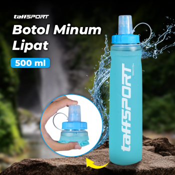 TaffSPORT Botol Minum Soft Flask Foldable Sport Water TPU - TF-55