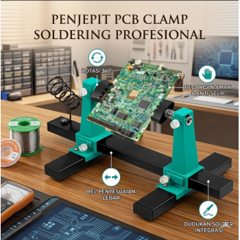 Gambar produk DERTU Penjepit PCB Clamp Soldering Holder Board Welding 360 Degree - D1