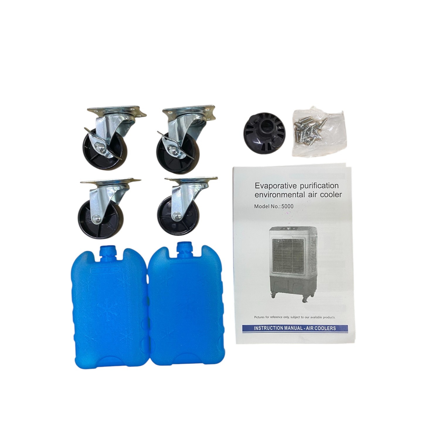 TaffHOME Kipas Air Cooler Industrial Pendingin 3 Speed 8.5m/s 135W 40L - 5000 Gambar produk TaffHOME Kipas Air Cooler Industrial Pendingin 3 Speed 8.5m/s 135W 40L - 5000