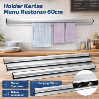 One Two Cups Holder Gantungan Kertas Pesanan Restoran Menu Order Bill - JWA9