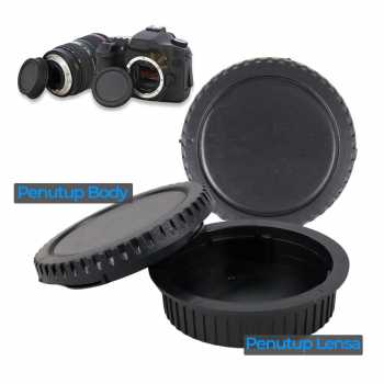 RePhoto Penutup Lensa Front Cover and Rear Lens Cap for Canon - CA001