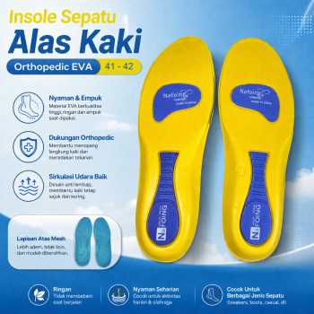 Nafoing Insole Sepatu Alas Kaki Orthopedic Sole Shock Absorption EVA - EL05