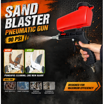 Taffware Sand Blaster Gravity Pneumatic Gun 90 PSI - AS118-3
