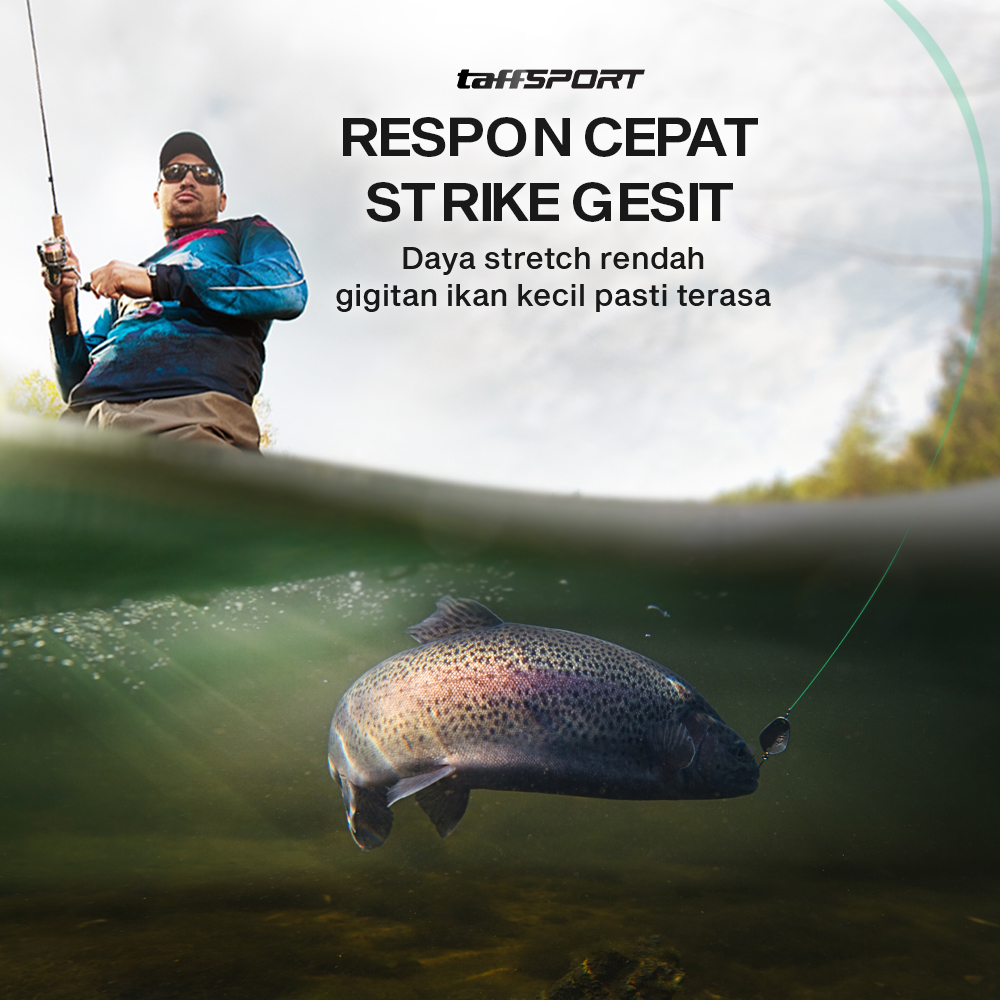 TaffSPORT Senar Pancing PE 4 Braided Strand Fishing Line 100M 7.0 - X4 Gambar produk TaffSPORT Senar Pancing PE 4 Braided Strand Fishing Line 100M 7.0 - X4