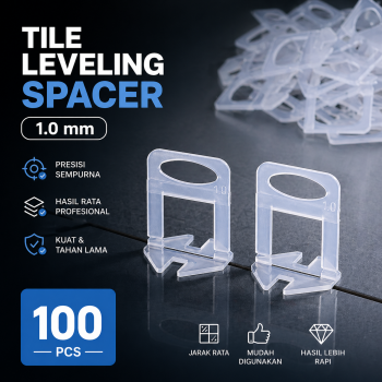 Taffware Alat Perata Pasang Keramik Tile Leveling Spacer Clip 100 PCS - Y0150