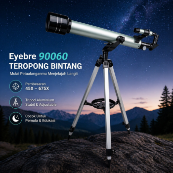 Eyebre Teropong Bintang Astronomical Telescope 675X 900/60mm - 90060