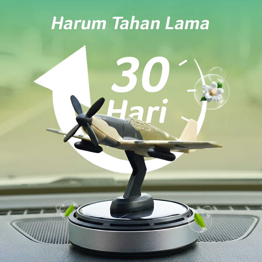 Tefanball Parfum Mobil Dashboard Pesawat Tenaga Surya Car Freshener - P51 Gambar produk Tefanball Parfum Mobil Dashboard Pesawat Tenaga Surya Car Freshener - P51