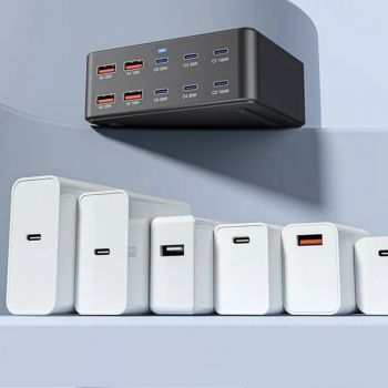 Gambar produk Taffware Charger Station Portable Fast Charging USB Type C 10Port 330W - HW66