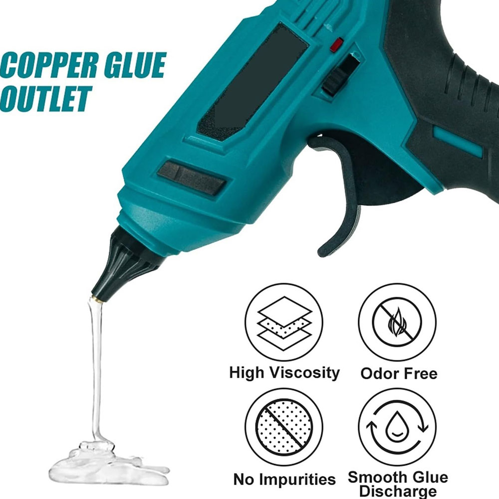 Taffware Glue Gun Hot Melt Heating Lem Tembak Pistol Panas 60W - QT-310 Gambar produk Taffware Glue Gun Hot Melt Heating Lem Tembak Pistol Panas 60W - QT-310