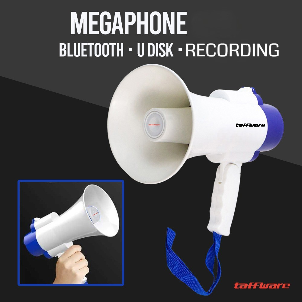 Gambar produk Taffware Toa Pengeras Suara Megaphone Bluetooth U Disk Recording 15W - 518