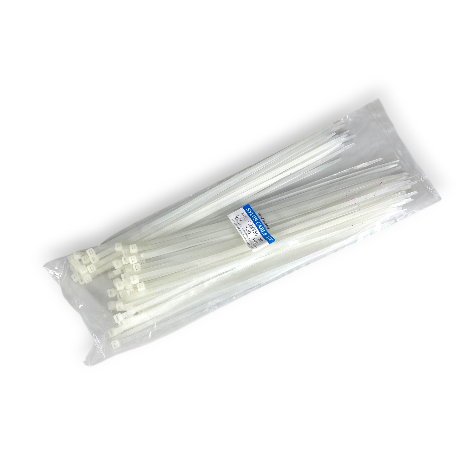 Taffware Kabel Ties Cable Nylon Multifunction 100 PCS 5.2x350mm - YQ835 Gambar produk Taffware Kabel Ties Cable Nylon Multifunction 100 PCS 5.2x350mm - YQ835 - Kemasan