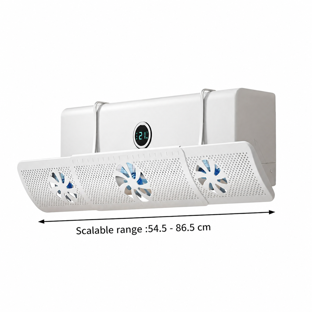 COOLIT Cover Angin AC Adjustable Air Conditioner Windshield with Fans - COOL03 Gambar produk COOLIT Cover Angin AC Adjustable Air Conditioner Windshield with Fans - COOL03 - 6