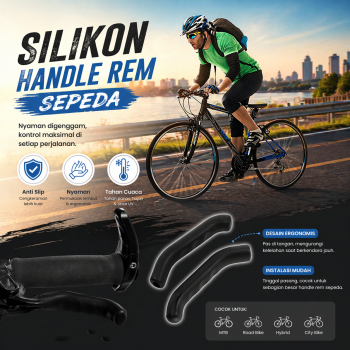 Gambar produk ZITTO Silikon Pelindung Handle Rem Tangan Sepeda 2 PCS - M187