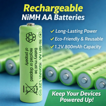 TROILY Baterai Isi Ulang Rechargeable AA Ni-MH Button Top 1.2V 1 PCS - TR-20