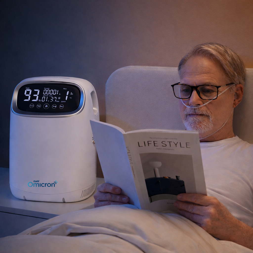 Gambar produk TaffOmicron Konsentrator Oksigen Portable Car Oxygen Concentrator 7L - YK-Y201