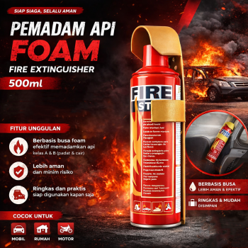 FIRESTOP Pemadam Api Busa Mini Fire Extinguisher Foam Portable 500ml - P110