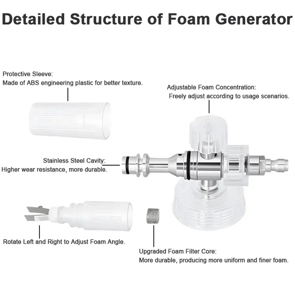 Karcher Semprotan Cuci Mobil Foam Lance Gun Car Wash Cannon Sprayer 1L - SL-K-710 Gambar produk Karcher Semprotan Cuci Mobil Foam Lance Gun Car Wash Cannon Sprayer 1L - SL-K-710