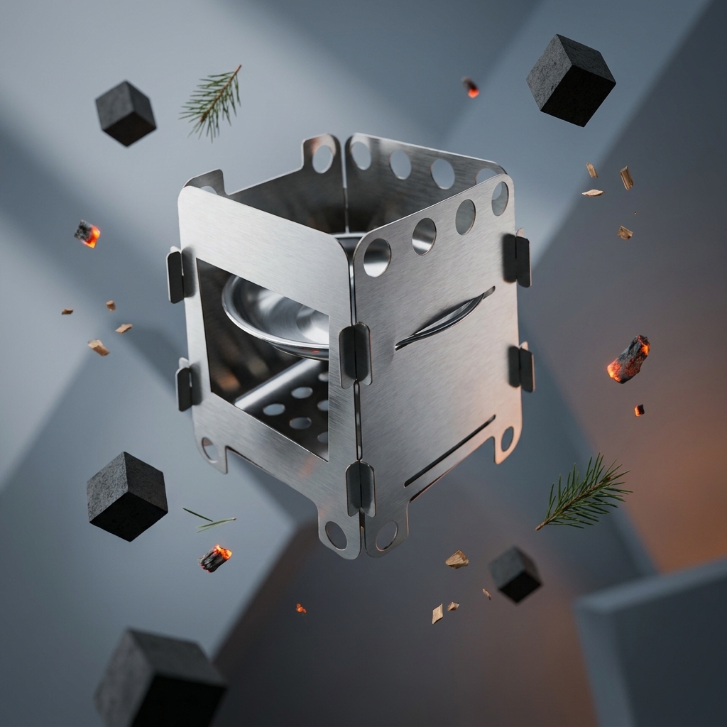 Gambar produk LIX Kompor Portable Tungku Arang Kayu Spiritus Outdoor Camping Stove - L-95