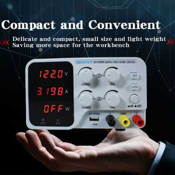 Gambar produk LONGWEI Power Supply Adjustable DC Variable Voltage 120V 3A 360W - PDS-1203M