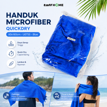 TaffHOME Handuk Microfiber Quickdry 60x160cm - U0755